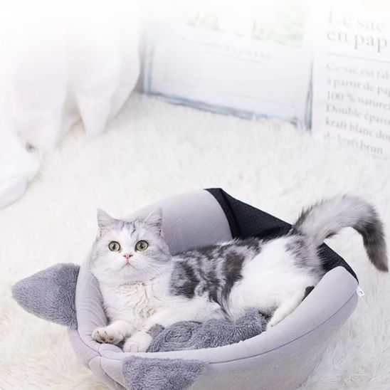panier moelleux pour chat - universmiaou