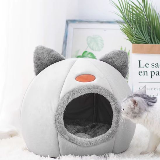 panier moelleux pour chat - universmiaou