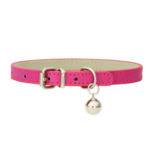 Collier de chat avec cloche japonais en cuir - universmiaou