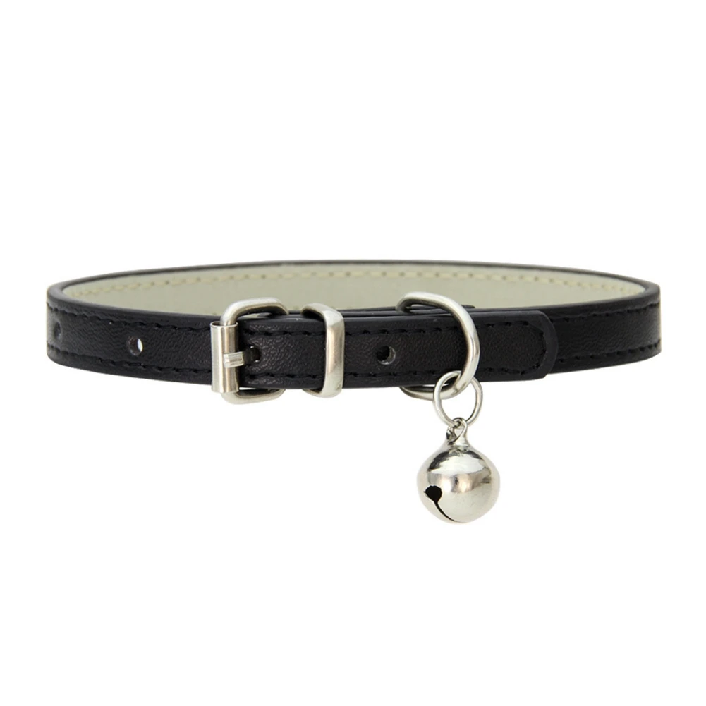 Collier de chat avec cloche japonais en cuir - universmiaou