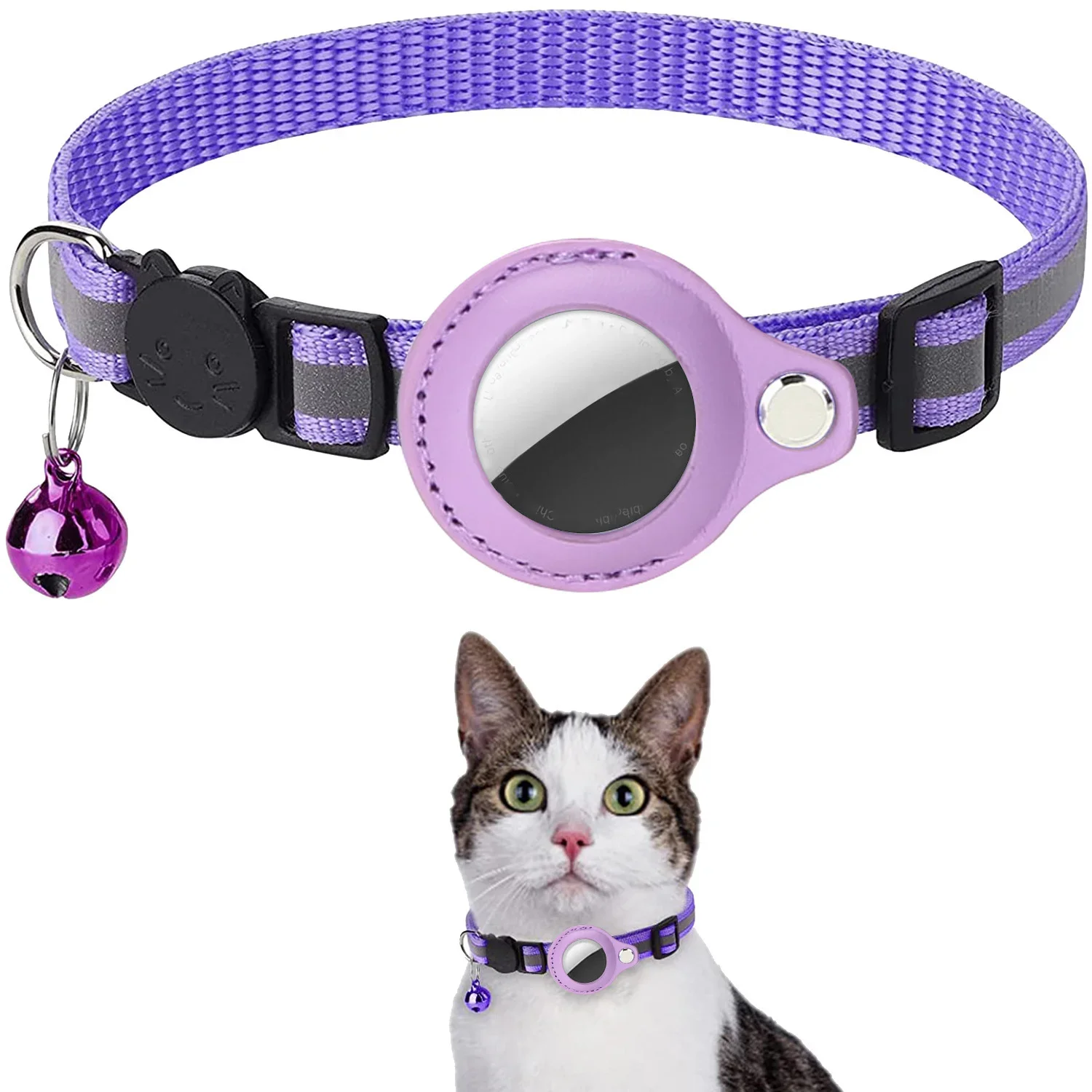 Collier anti-étranglement avec cloche pour chat - universmiaou