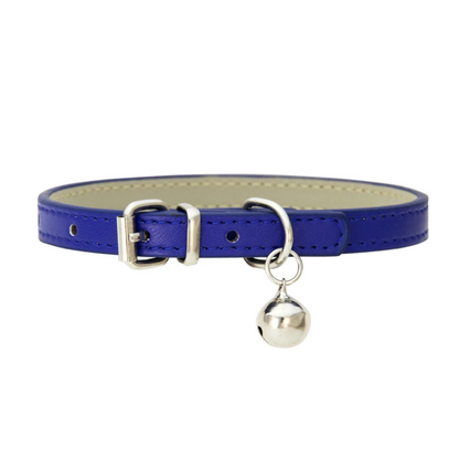 Collier de chat avec cloche japonais en cuir - universmiaou