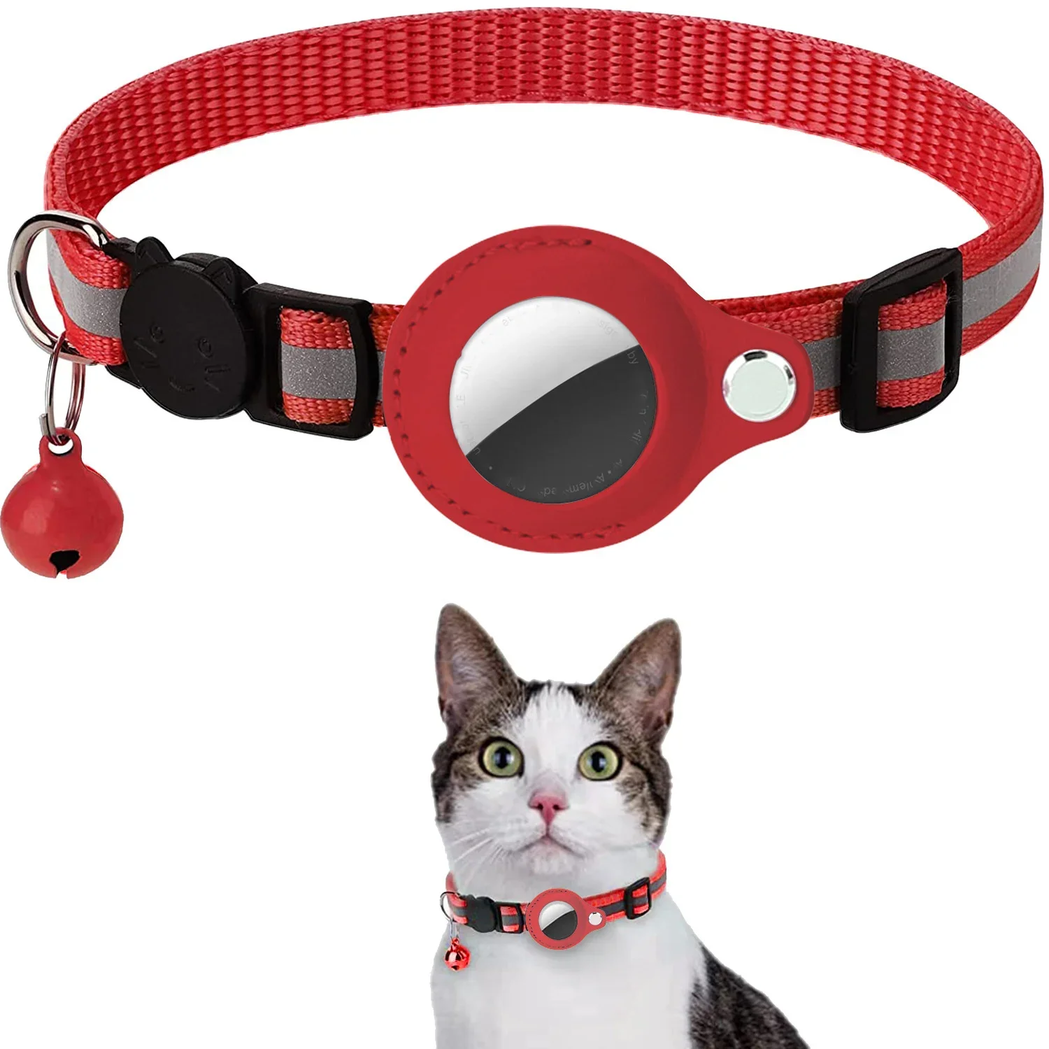 Collier anti-étranglement avec cloche pour chat - universmiaou