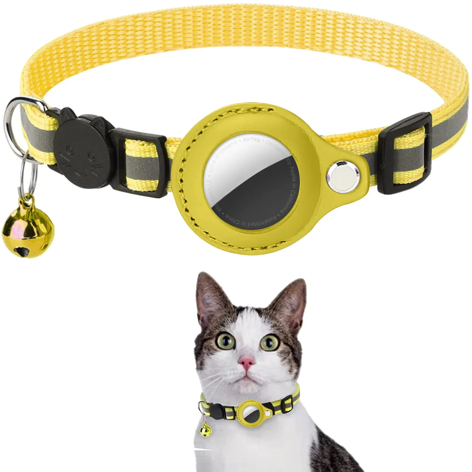 Collier anti-étranglement avec cloche pour chat - universmiaou
