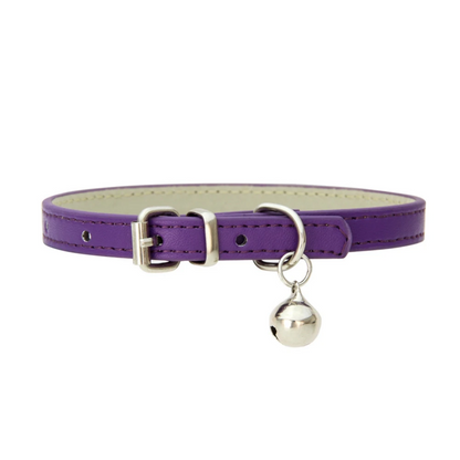 Collier de chat avec cloche japonais en cuir - universmiaou