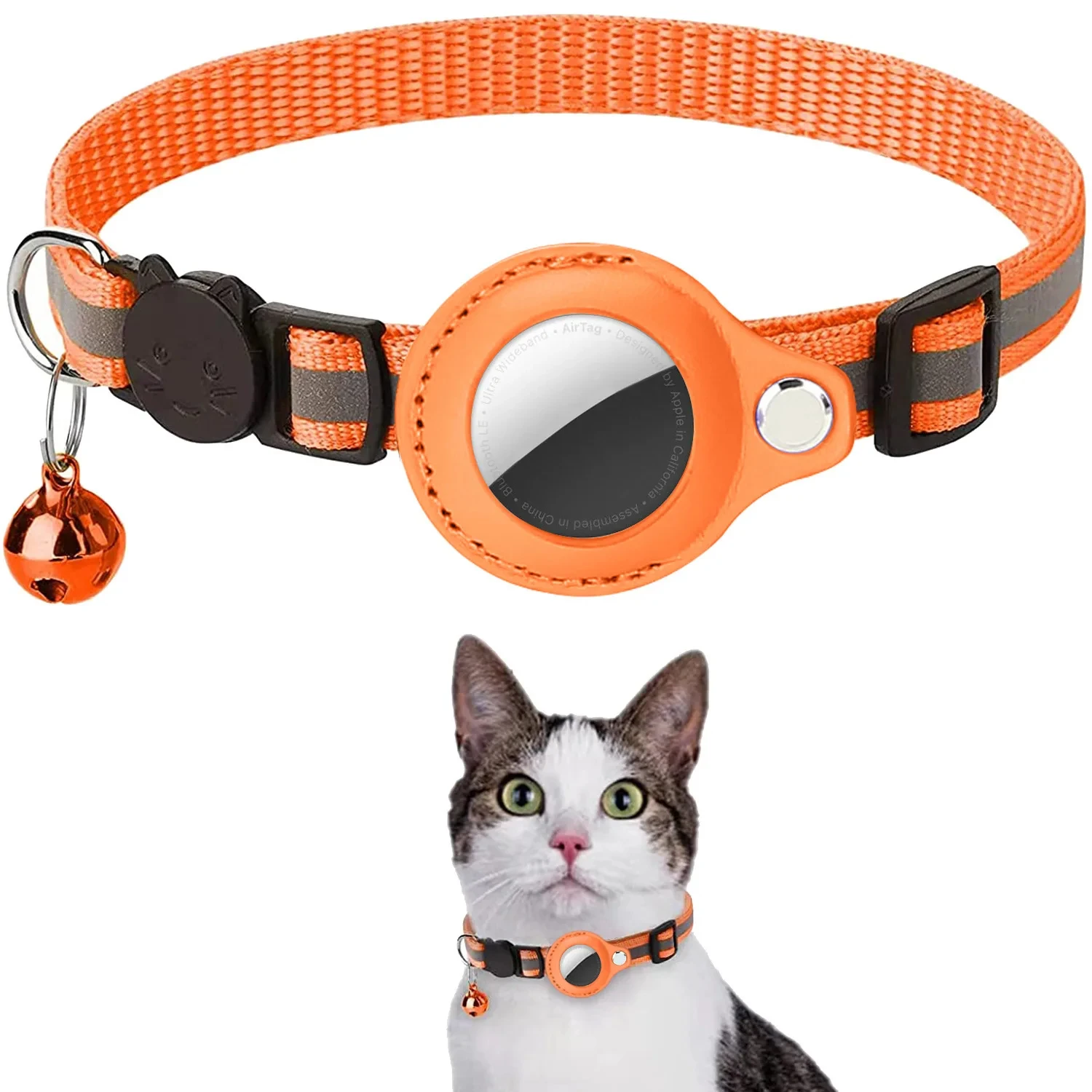 Collier anti-étranglement avec cloche pour chat - universmiaou