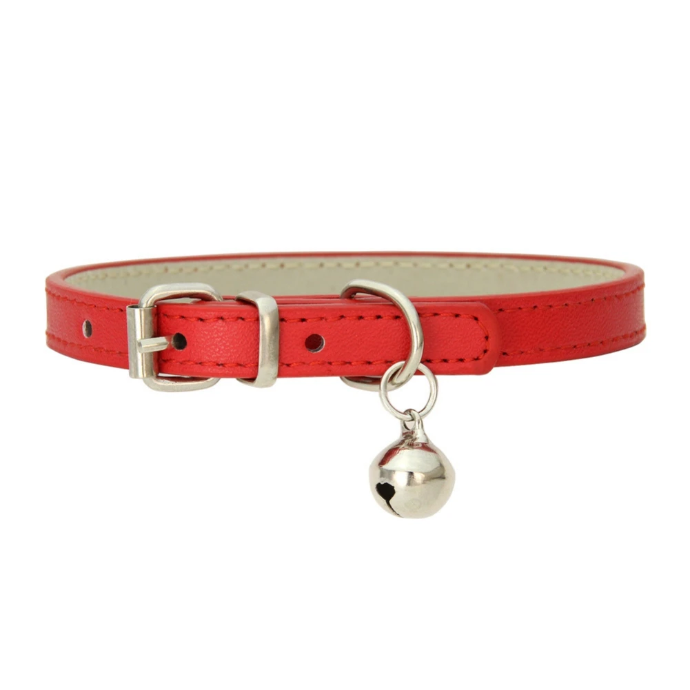 Collier de chat avec cloche japonais en cuir - universmiaou