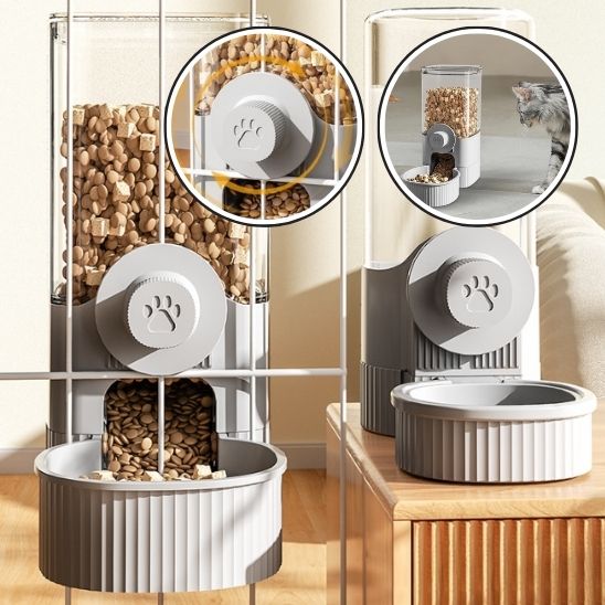 Distributeur croquette chat - universmiaou