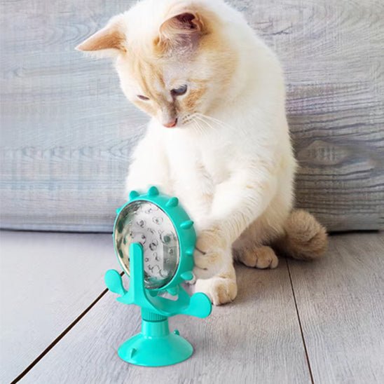 Distributeur interactif de croquettes pour chat - universmiaou