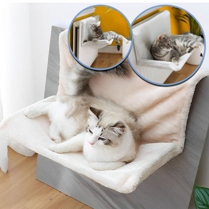 Hamac de luxe hivernal pour chats