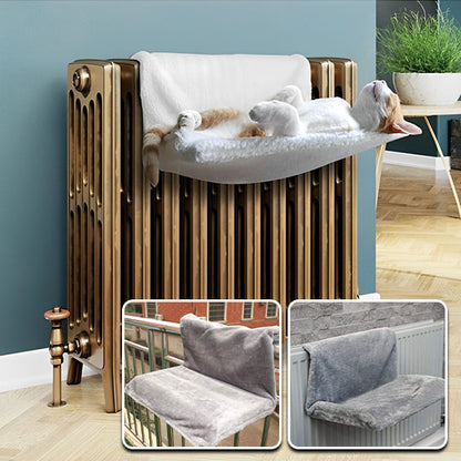 Hamac de luxe hivernal pour chats