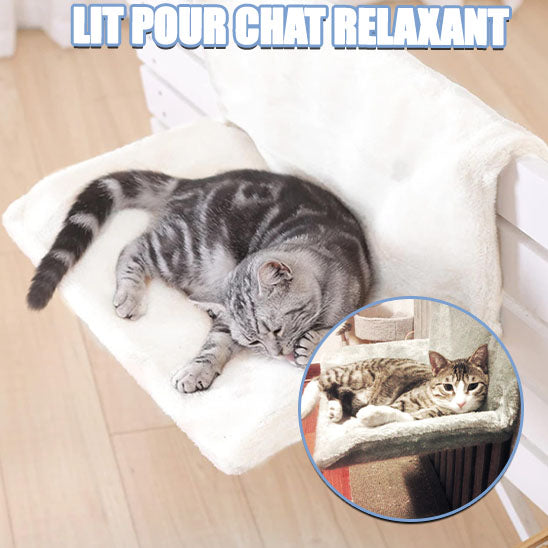 Hamac de luxe hivernal pour chats